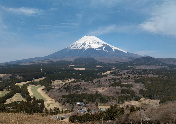 富士山 十里木八幡宮 十里木高原展望台